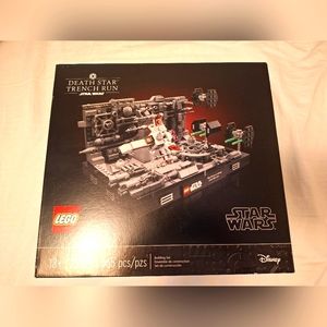 Lego Star Wars Deathstar Trench Run Diorama 75329